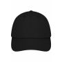 6 Panel Dad Cap Organic Cotton black one size
