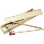 Houten tekenset Carmelita bruin