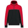 3-laags unisex softshelljas in twee kleuren Black / Red 3XL