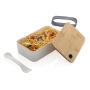 RCS RPP lunchbox met bamboe deksel, wit