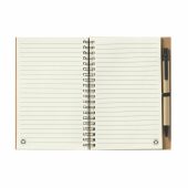 RecycleNote-L notitieboek - zwart