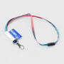 Ronde polyester sublimatie lanyard met full color label