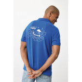 Iqoniq Yosemite gerecycled katoen pique polo, royal blue (XXS)