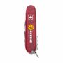 Victorinox Huntsman zakmes in geschenkdoos - transparant rood
