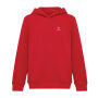 IQONIQ Yengo kids recycled katoen hoodie met steekzakken, rood (910)