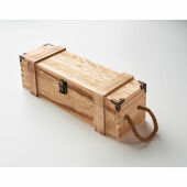 VINBOX + - Wijncadeaukist paulowniahout - Hout