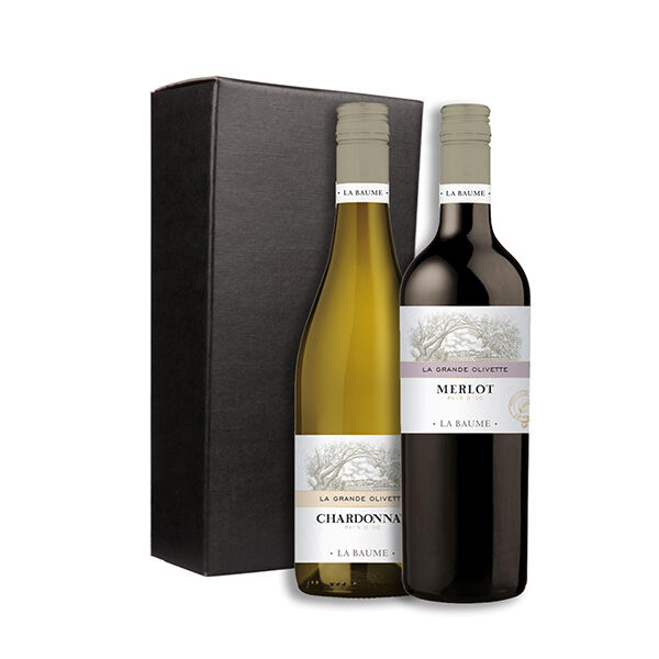 Luxe Wijnset La Baume I Chardonnay & Merlot