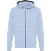Arora 300 g/m² unisex hoodie met ritssluiting - Mistblauw - S