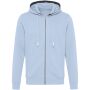 Arora 300 g/m² unisex hoodie met ritssluiting - Mistblauw - XS