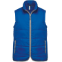 Gewatteerde bodywarmer Light Royal Blue XS