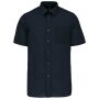 Ace - Heren Overhemd Korte Mouwen navy XS