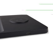 VINGA Timo RCS bureauoplader en accessoirebakje, zwart