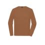 Men's Round-Neck Pullover camel XXL