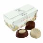 Ballotin met 10 Belgische bonbons, Wit, Bonbons pralines assortie "Cupido" 250 g Ballotin met 10 Belgische bonbons, Wit, Bonbons pralines assortie "Cupido" 250 g