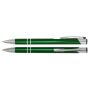 Aluminium balpen Marseille Groen - Blauwe inkt