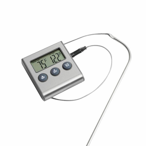 Kookthermometer van RVS met LCD display GOURMET