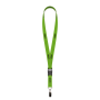 Afneembare polyester lanyard in Pantone-kleur met zeefdruk en bulldogclip Afneembare polyester lanyard in Pantone-kleur met zeefdruk en bulldogclip