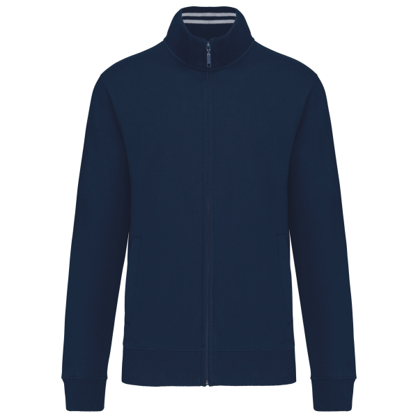 Herensweater met rits Navy M Herensweater met rits Navy M