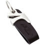 Sleutelhanger & flesopener P02606, Kunstleder, Zwart