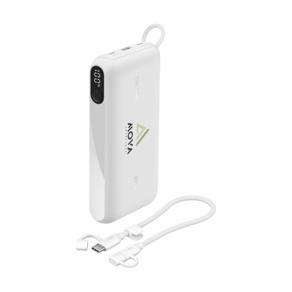 Belkin BoostCharge Powerbank 20K with Display - wit Belkin BoostCharge Powerbank 20K with Display - wit
