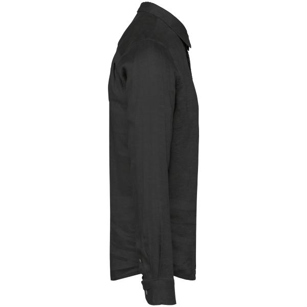 Chemise en lin homme Anthracite Grey XS Chemise en lin homme Anthracite Grey XS