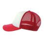 RAPPER-S, WHITE/RED, One size, ATLANTIS HEADWEAR