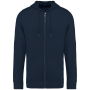Heren sweatvest met capuchon en rits Navy Blue XS
