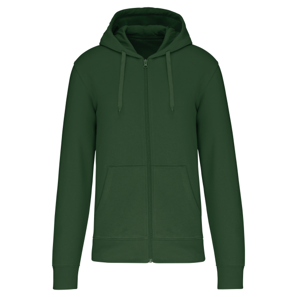 Ecologische herensweater met capuchon en ritssluiting Forest Green 4XL Ecologische herensweater met capuchon en ritssluiting Forest Green 4XL