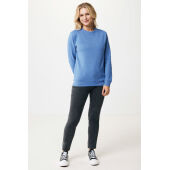 IQONIQ Denali gerecycled katoen sweater ongeverfd, heather blue (XXS)