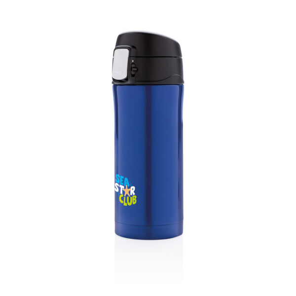 RCS gerecycled roestvrijstalen easy lock lekvrije vacuüm mok, blauw RCS gerecycled roestvrijstalen easy lock lekvrije vacuüm mok, blauw