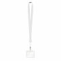 ZIP LANYARD - Lanyard met badgehouder - Wit