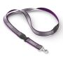 Afneembare polyester keycord met reflecterende overlay