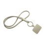 Tubyard lanyard telefoonhouder met gerecyclede plastic buis - Koffiebruin