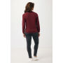 IQONIQ Etosha lichtgewicht gerecycled katoen sweater, bordeauxrood (L)