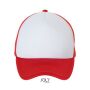 Bubble Cap white/red one size