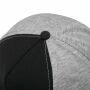 5-panel baseballcap UP TO DATE grijs, zwart