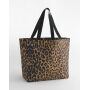 Leopard Print Carryall Tote Bag - Leopard Print - One Size