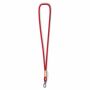 Polyester koord-keycord met bamboe plaatje