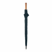 RAYNA - 27" auto paraplu houten greep - Blauw