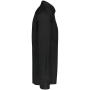 Overhemd in onderhoudsvriendelijk polykatoen-popeline heren Black 4XL