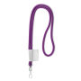 Polyester 2-kleurige koord-lanyard met full color label