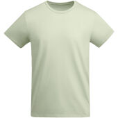 Breda kortärmad T-shirt för barn - Mist Green - 11/12