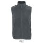 Unisex Factor Zipped Fleece Bodywarmer charcoal grey (solid) 4XL