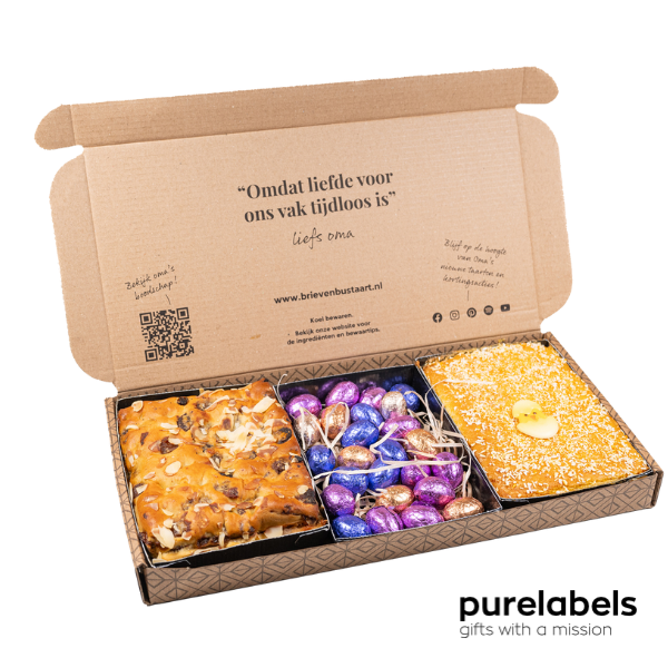 Paasgeschenk personeel en relaties | Feestelijk Paaspakket | Brievenbuscadeau