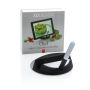 Chef tablet standaard met touchpen, zwart, zilver