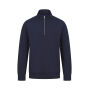 Uniseks sweater met ritskraag Navy XS