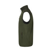 Bonded fleece vest - Olive, S