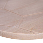 Plank voetbal beuken 26 cm ⌀