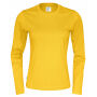 Cottover Gots T-shirt Long Sleeve Lady yellow XS