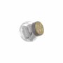 Micro glazen potje 50 ml, gevuld met snoep